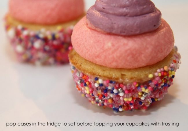 Cupcake com "forminha" comestível 5